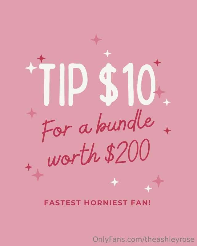 Tip $10 for a porn bundle you won’t forget!
