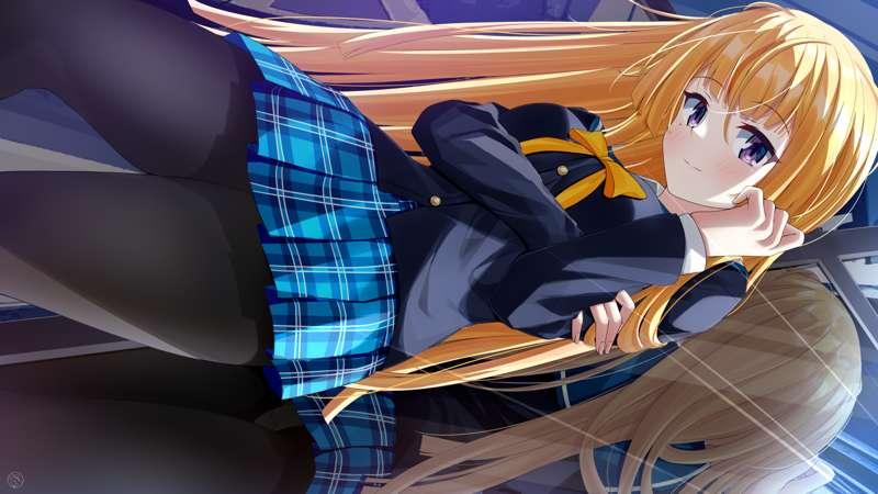 Violet intro VN CG event artworks.
