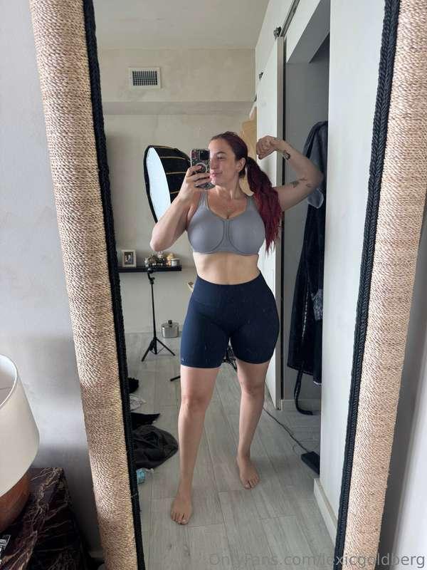 about to get this workout done…. should i go live tonight?