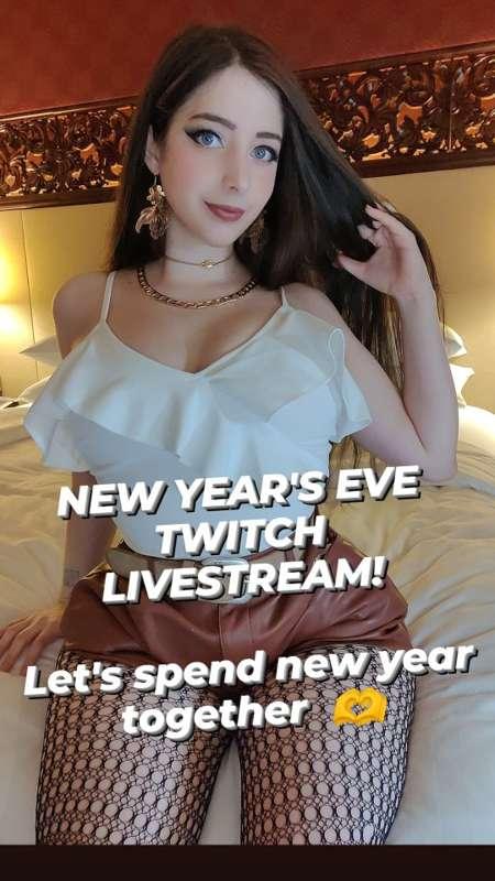 New Year twitch Livestream! Let's spend new year together!