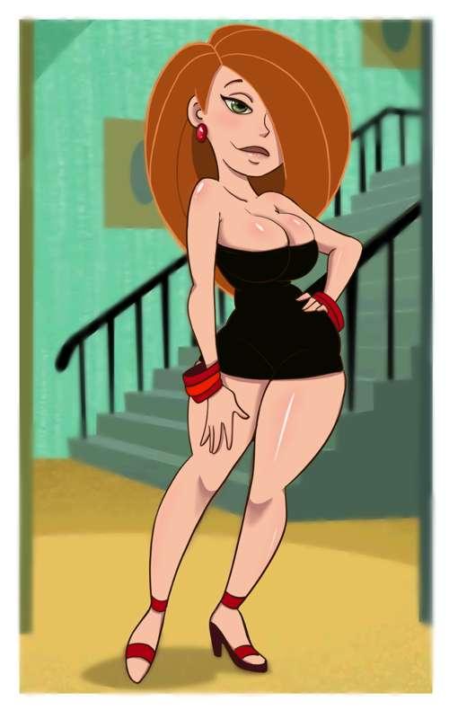 Kim in that black dress