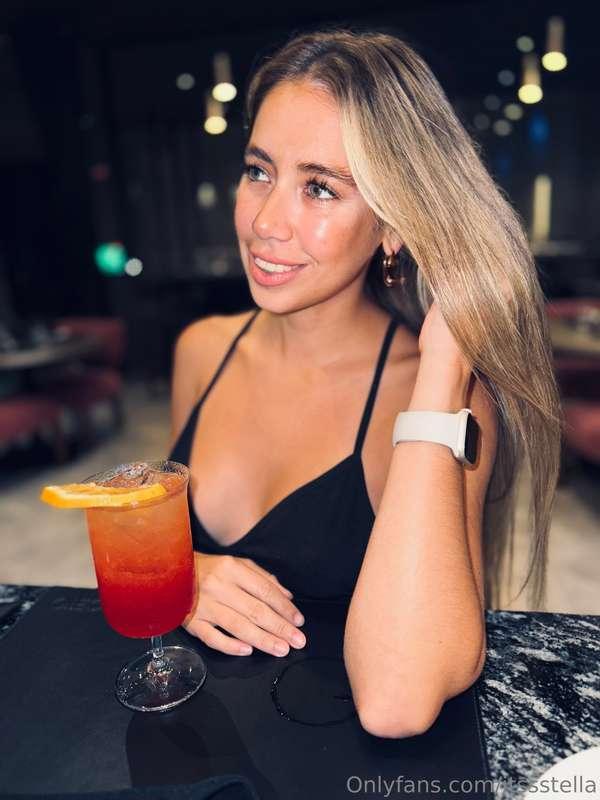 If you would have me in front. A drink, you and me. What wou..