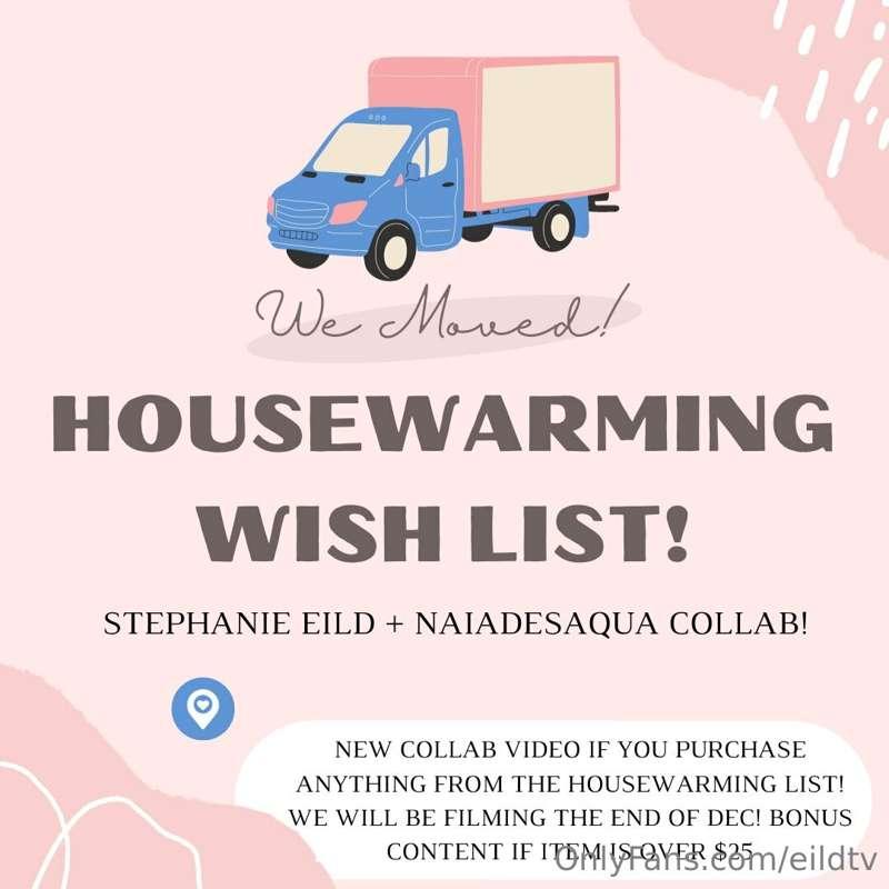 WISH LIST HERE: https://www.amazon.com/hz/wishlist/ls/85DDR0..