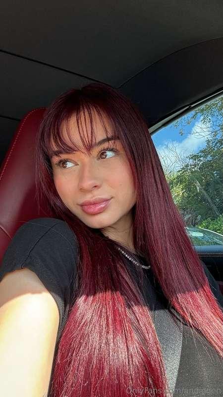 hair matches the interior. i’m 💀