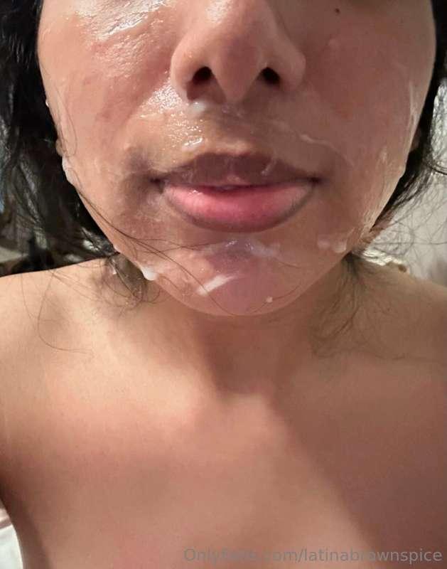 I love getting cum all on my face! 😍😍😍💦