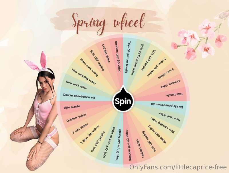 Did you know I'm playing Spin the Wheel with amazing prizes ..