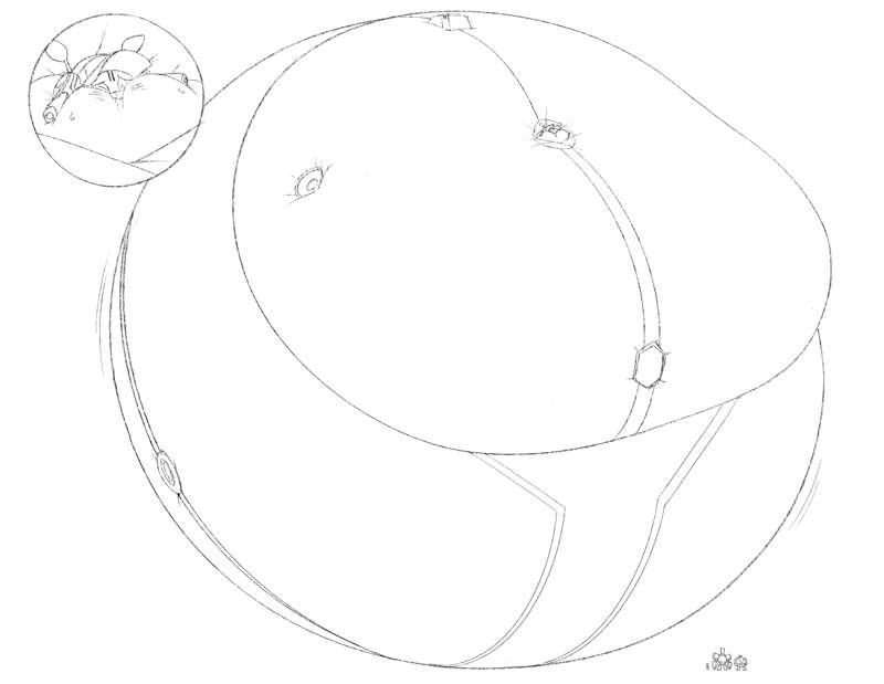 Deepdish Blimp (Lineart)