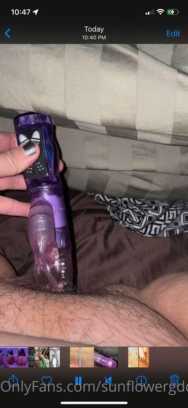 Just came twice on my toy hehe 😜