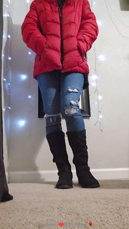 Tonight's outfit. It was cold ughh