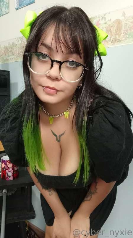 I hope you don't mind me wearing glasses
