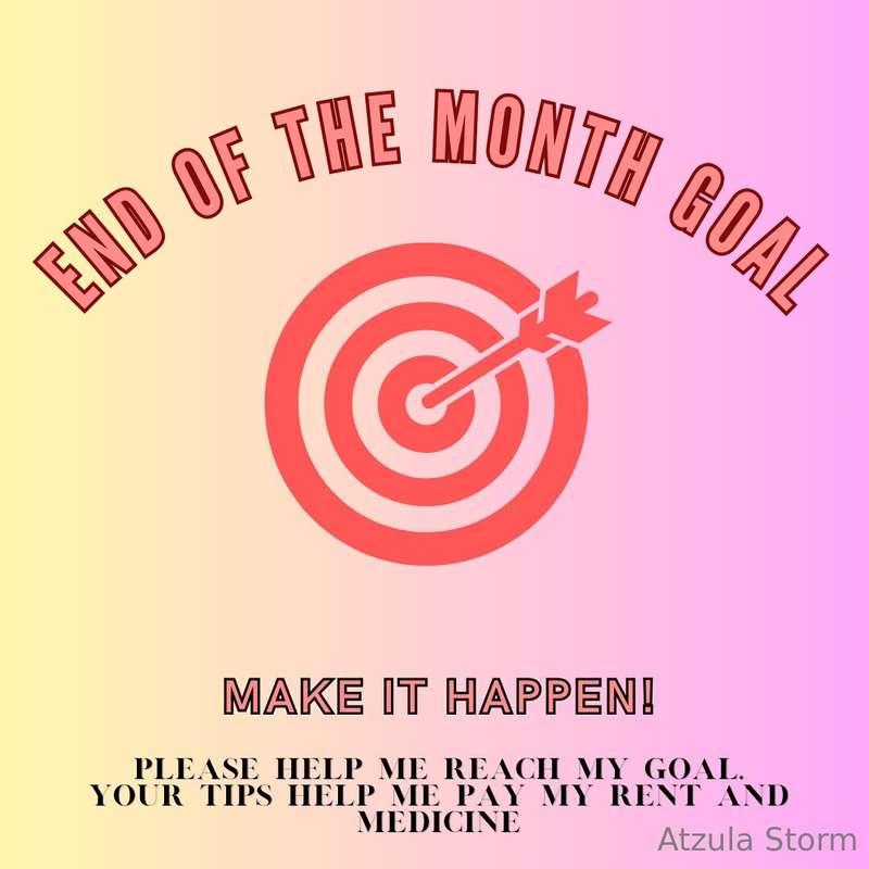 Hey babes, it's the end of the month and I'm not even close ..