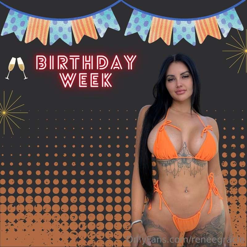 MY BIRTHDAY WEEK BUNDLE  at your fingertips! Tip only $25 an..