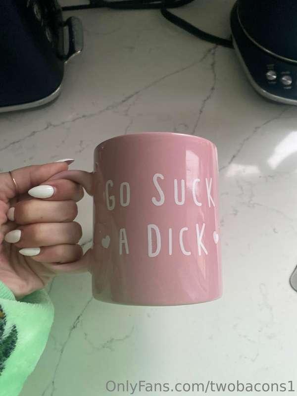 Like my new mug? 😏