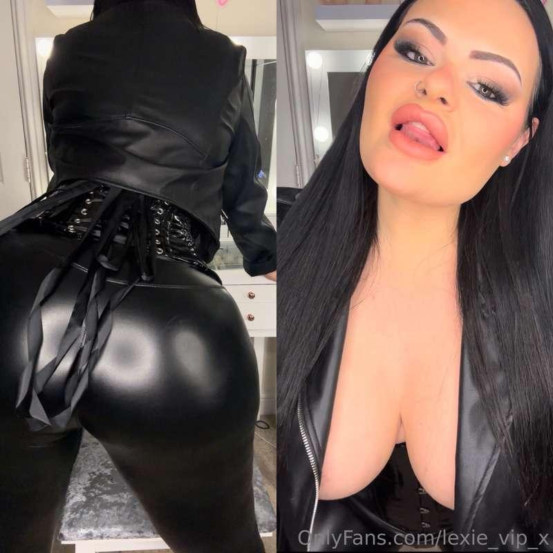 JOI countdown mind fuck in leather and PVC coming 6pm tonigh..