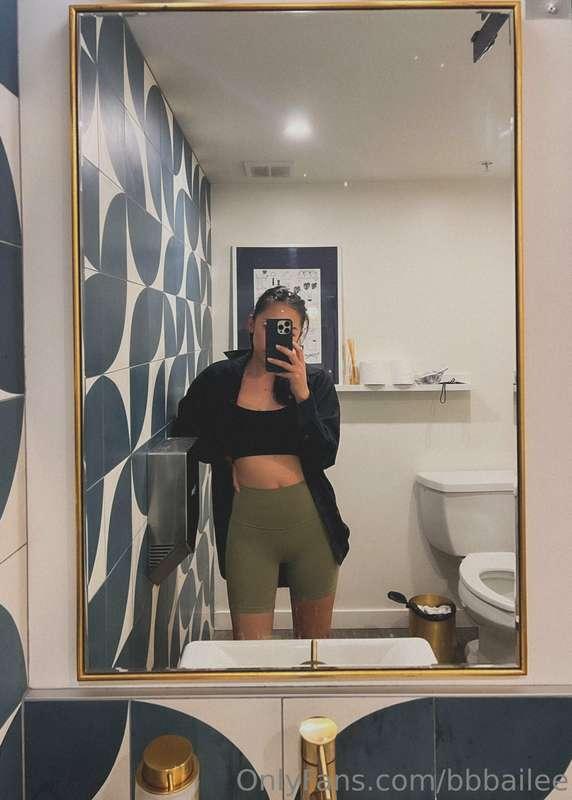 Today was go go go.. had to wear the stretchy shorts 😉.
work..