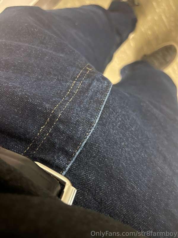 Should I pull this cock out my wranglers and cum??
