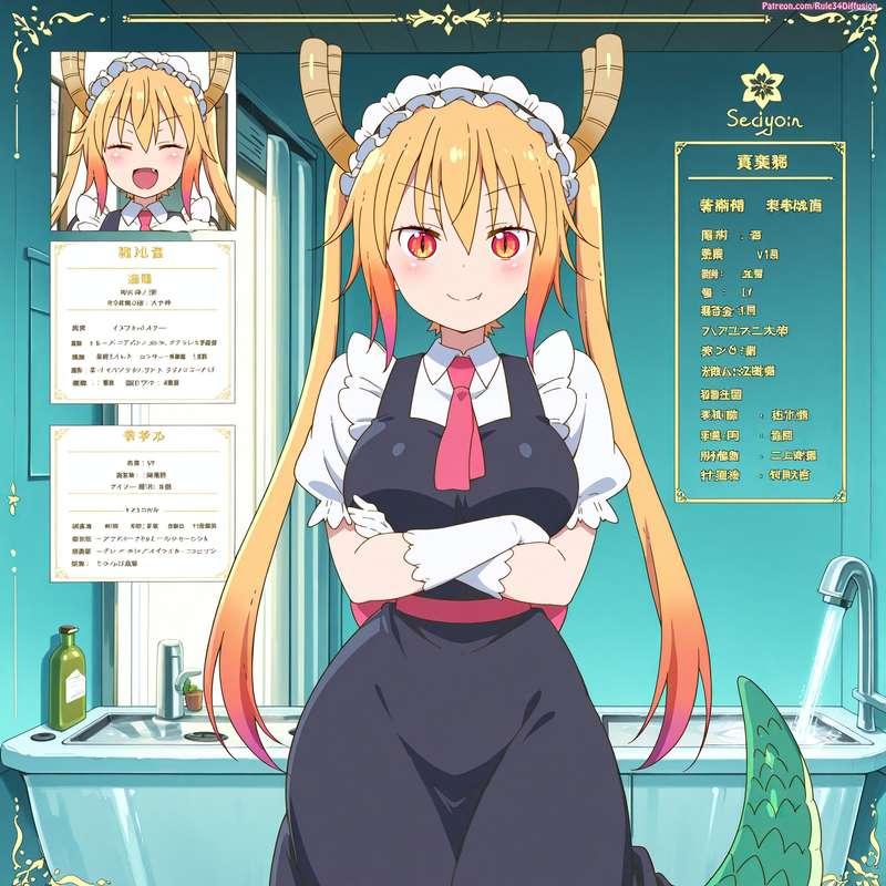 Tohru of Miss Kobayashi's Dragon Maid Sexy Poses [Gen 2.5]