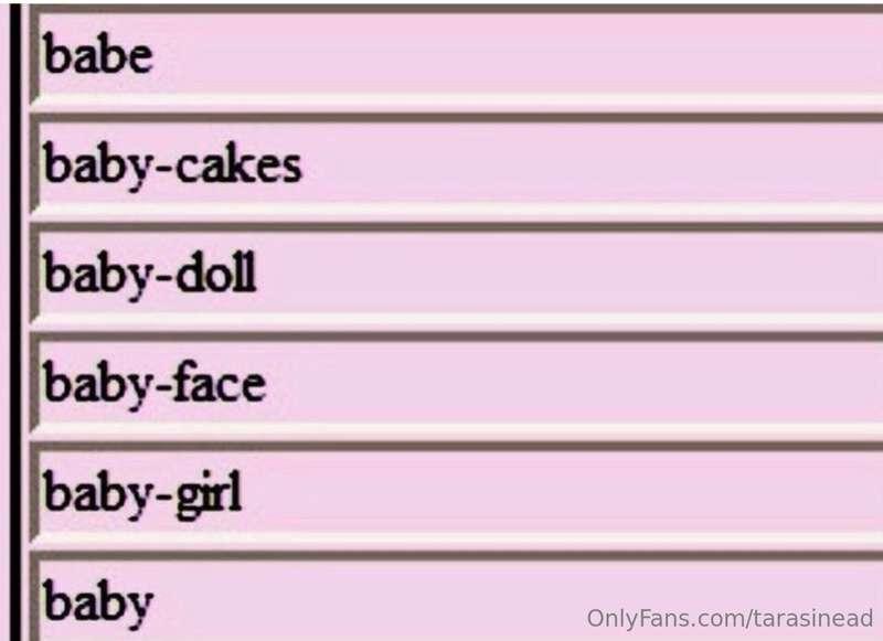 My nicknames 😝😘🫶💗