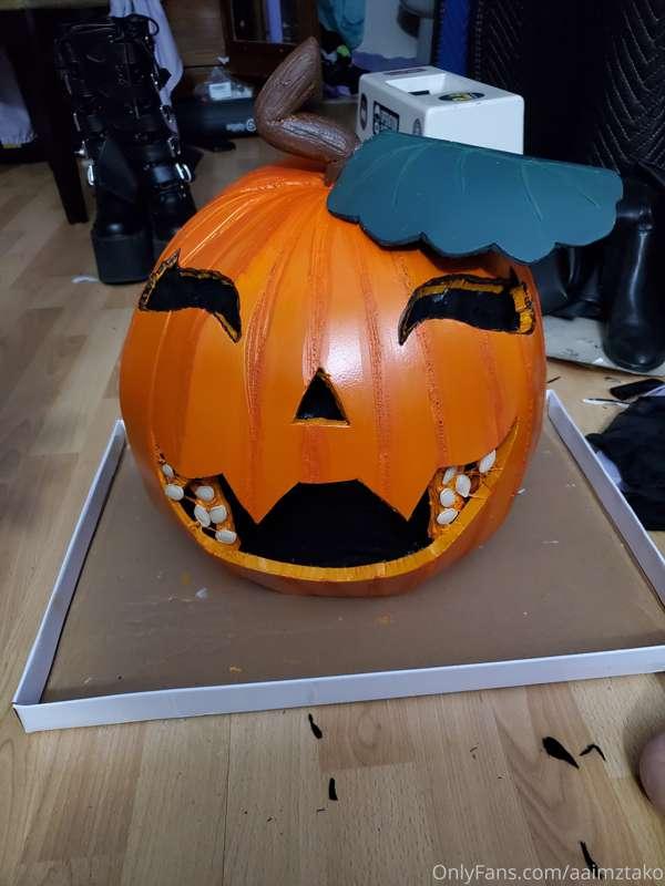 Just completed my pumpkin head and now gonna shoot that cute..