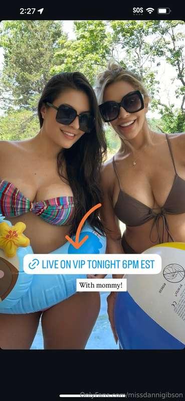 Hot tub Live tonight with mommy! on vip! Ya comin?! 🚨 onlyfa..
