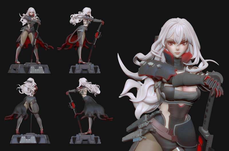 WIP Update: Scarlet from Black Shadows