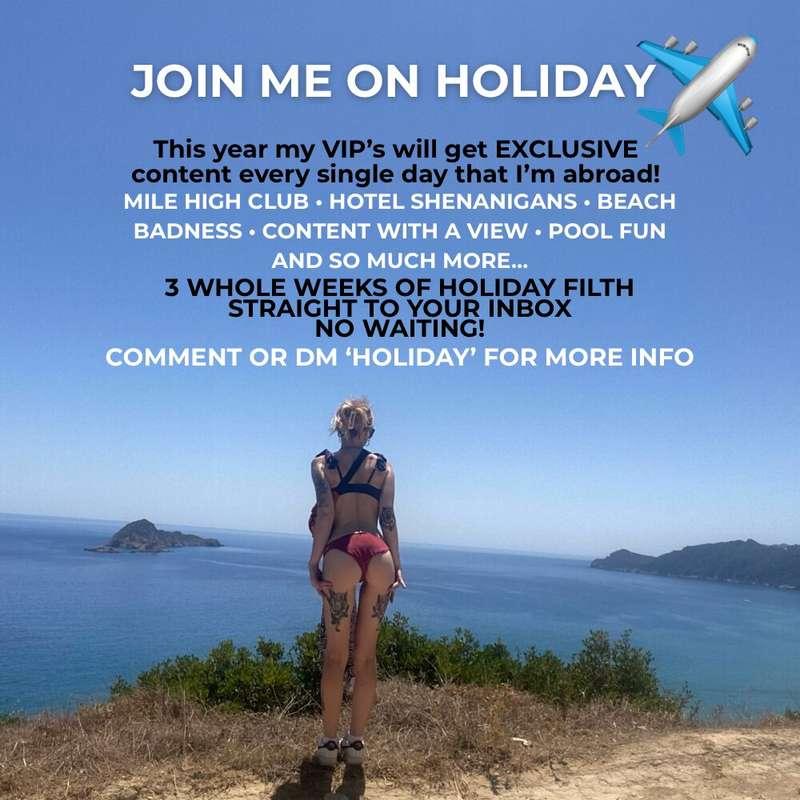 JOIN THE HOLIDAY VIP GROUP NOW! ✈️😈