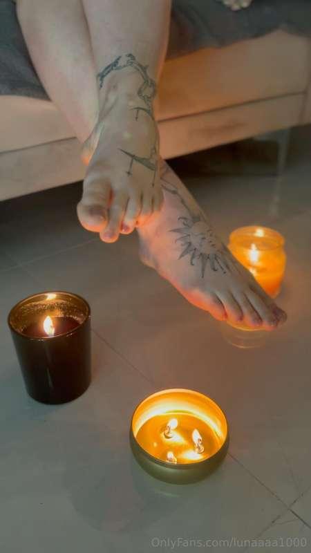 The night before Halloween begins with my feet touching the ..