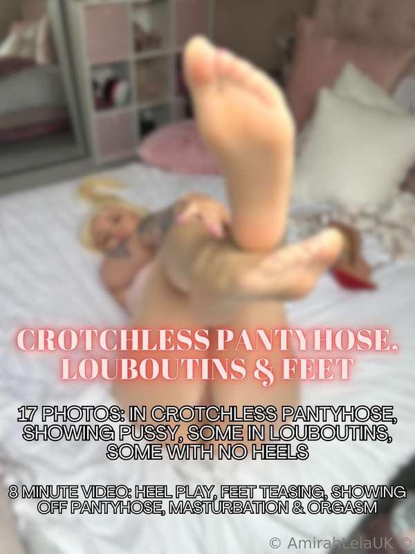 MESSAGE "PANTYHOSE BUNDLE" FOR THIS PANTYHOSE, FEET & LOUBOU..