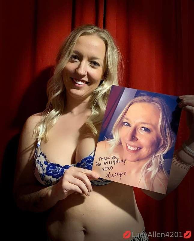 Facial autograph for an amazing fan!