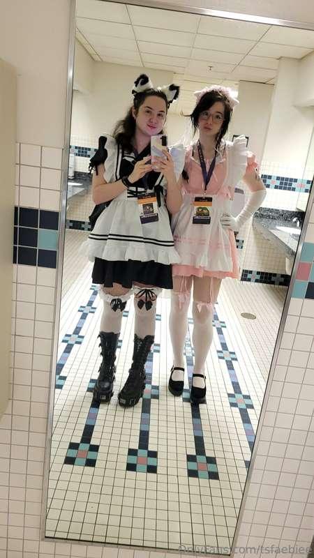 "cosplayed" as some cat maids at Kumoricon... promise i'll s..