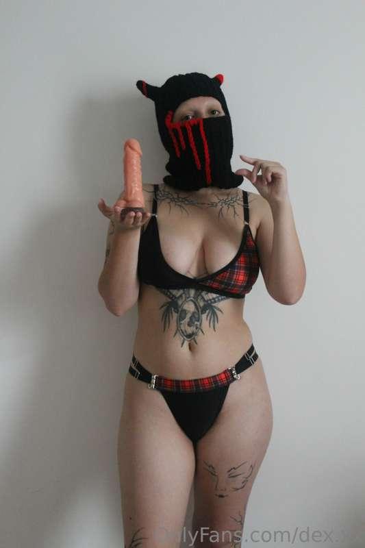 if ur clitty is tinier than my strap... u are definetly very..