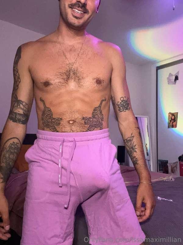 This hard thing right here is pointing right at you... 😈