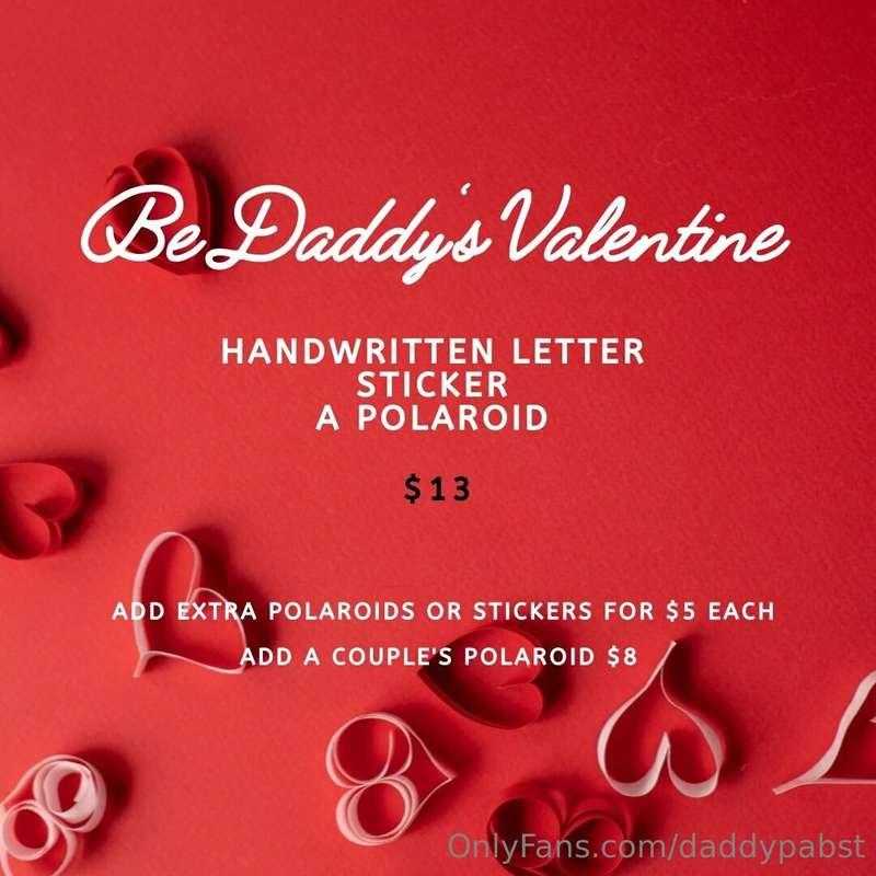 Don't you want to be my Valentine?