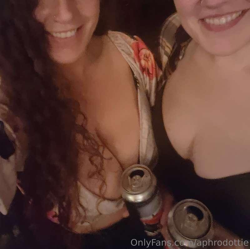 Drinking with my girl, @quietsexycool tonight! Who's wants t..