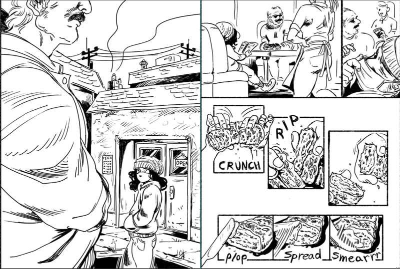 New Comic Page, Plus Steps