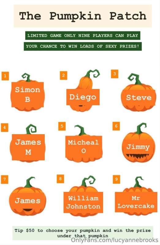 🎃 THE PUMPKIN PATCH 🎃LIMITED GAME ONLY NINE PLAYERS CAN PLAY..