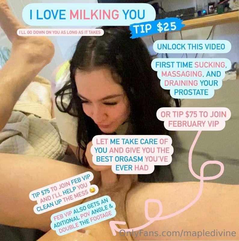 Do you want know how it feels for me to gently milk your pro..