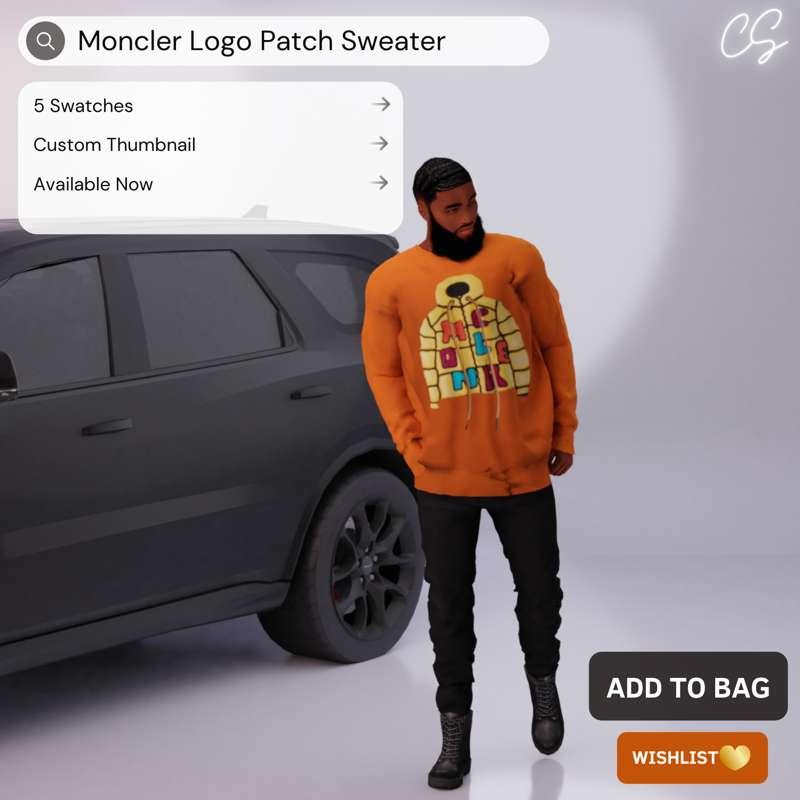 Moncler Logo Patch Sweater