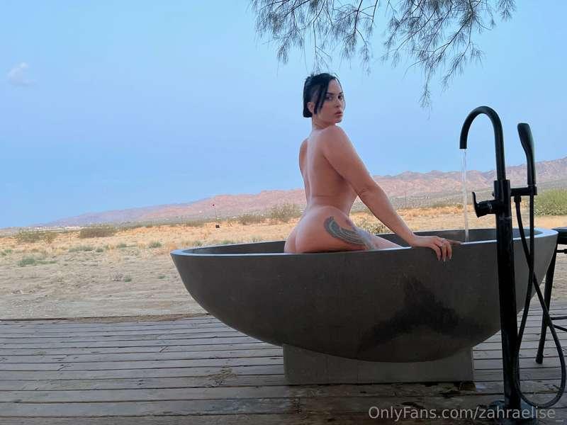 My fantasy is to be bent over in this sexy ass tub. What's y..