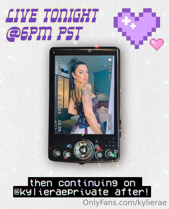 SURPRISE !!!💖💞💜
I’ll be going Live TONIGHT @ 6pm PST! The we..