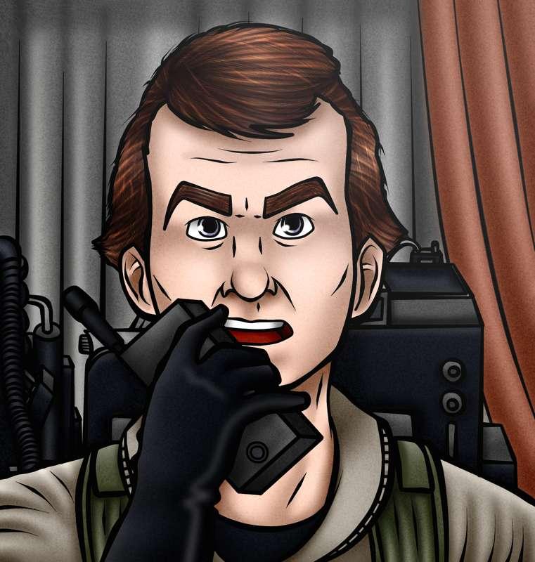 GhostBusters Bill Murray Peter Venkman Fan art (Variant)