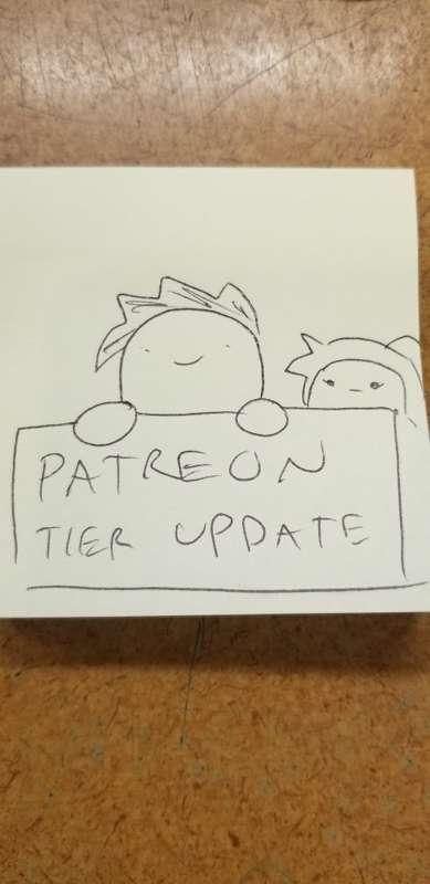 Patreon Tier update coming!