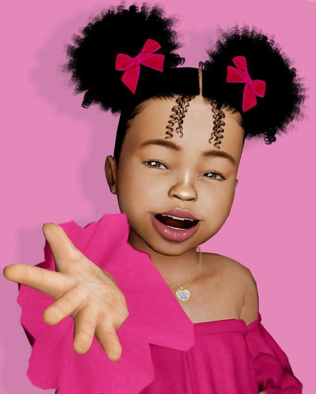 Bow Puffs - Toddler Hair