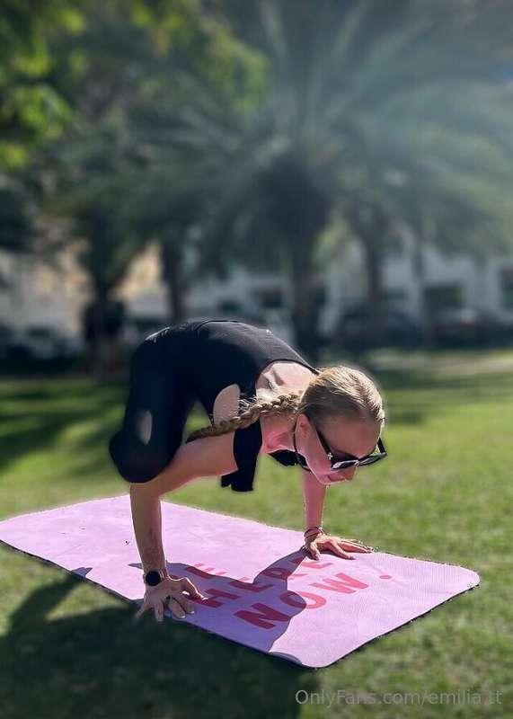 Every day I get a little better and stronger through yoga. A..