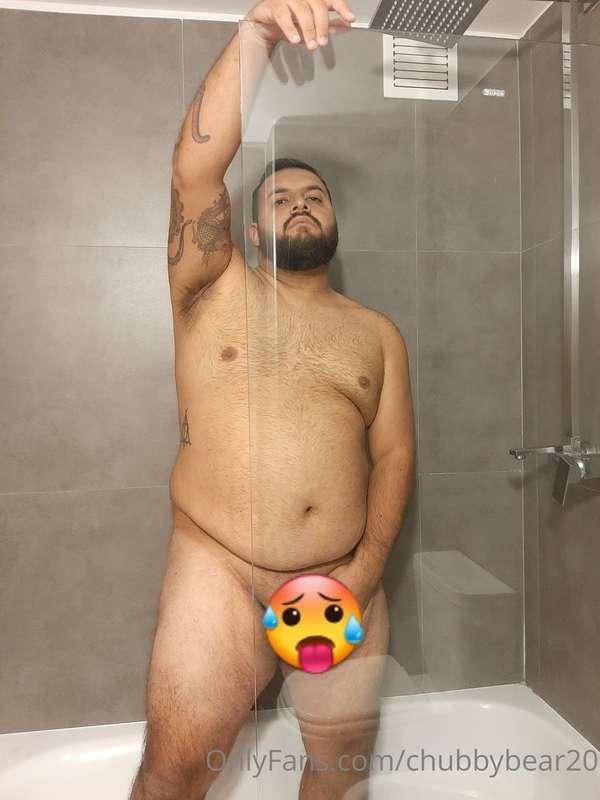 I brought a little sample of what a pre-shower is like, touc..
