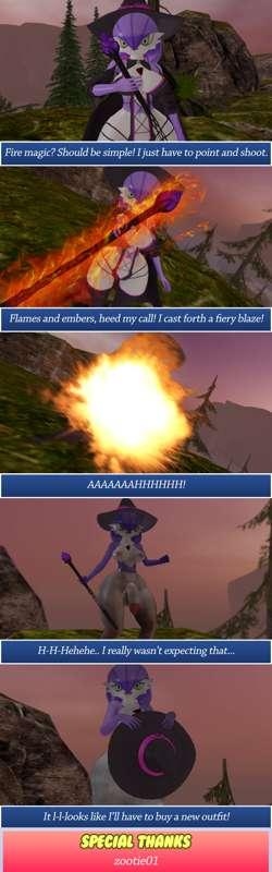 Black Mage Training: Fire [Futa Version]
