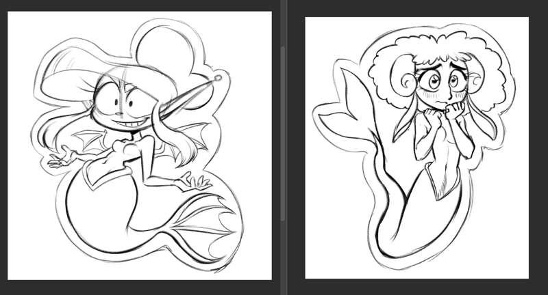 Sticker Club Mermay Designs! [WIP]