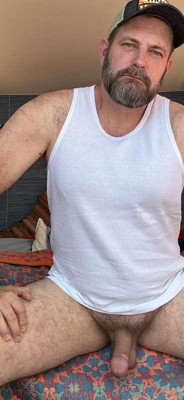 Just a morning stretch to air out these musky nuts. Man I wi..