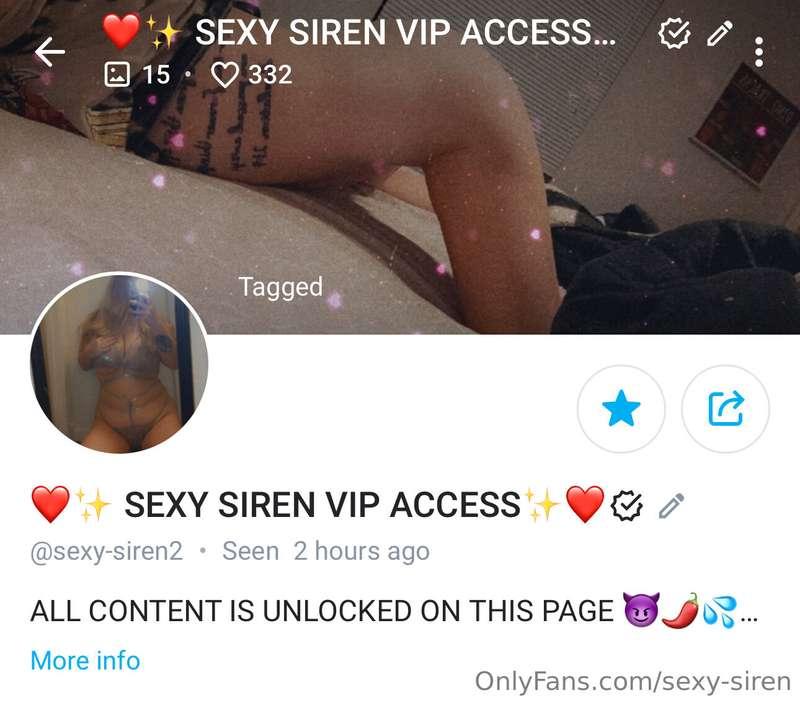 ‼️‼️ @sexy-siren2 ‼️‼️ Go sub to my VIP page if you want:  💖..