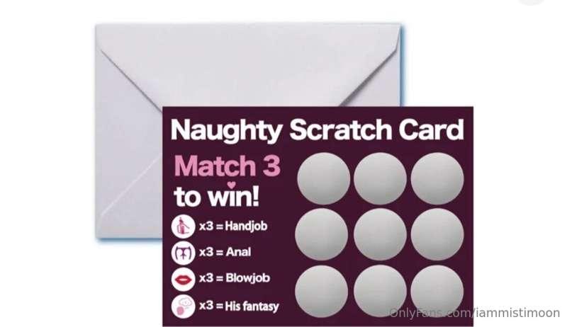 SCRATCH AND WIN 🏆
Valentines day special. Tip $50 to play. E..